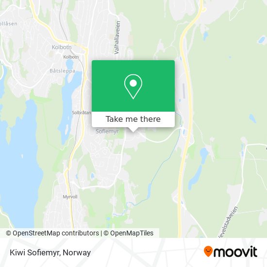 Kiwi Sofiemyr map