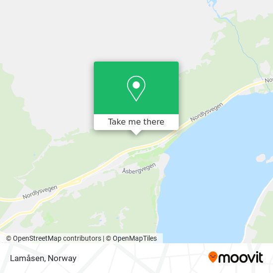 Lamåsen map