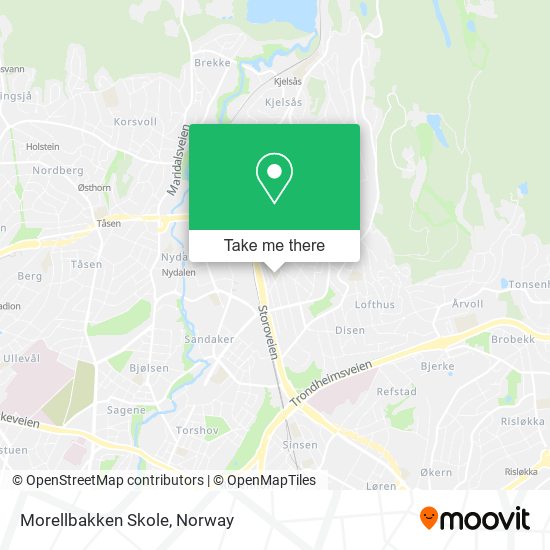 Morellbakken Skole map