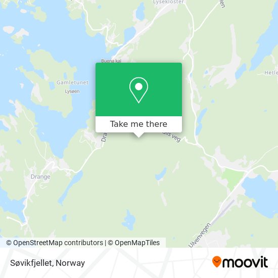 Søvikfjellet map