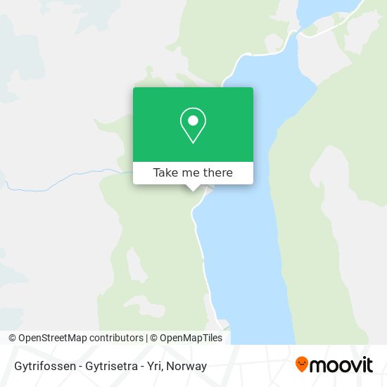 Gytrifossen - Gytrisetra - Yri map