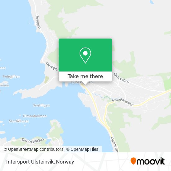 Intersport Ulsteinvik map