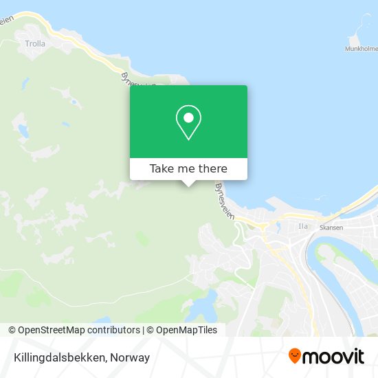 Killingdalsbekken map