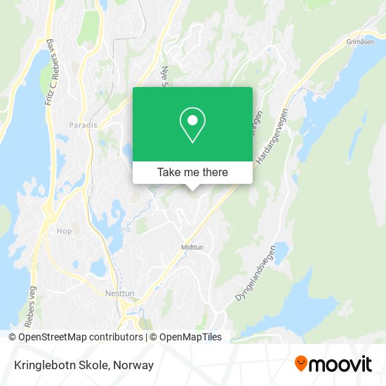 Kringlebotn Skole map