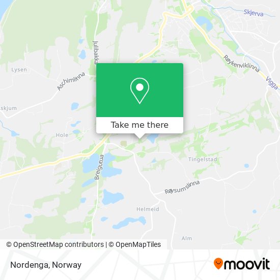 Nordenga map