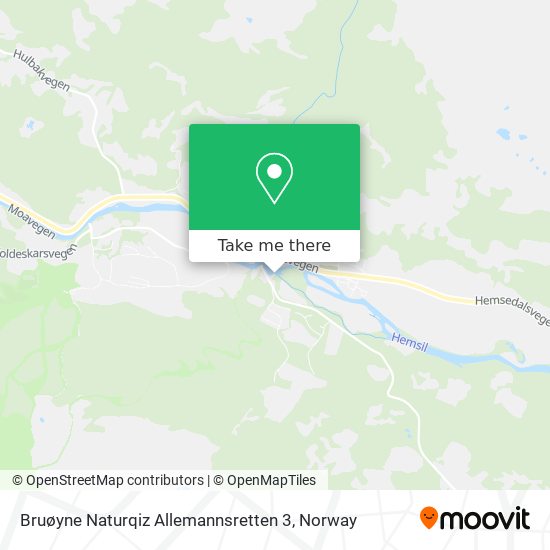 Bruøyne Naturqiz Allemannsretten 3 map