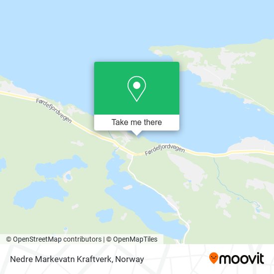 Nedre Markevatn Kraftverk map