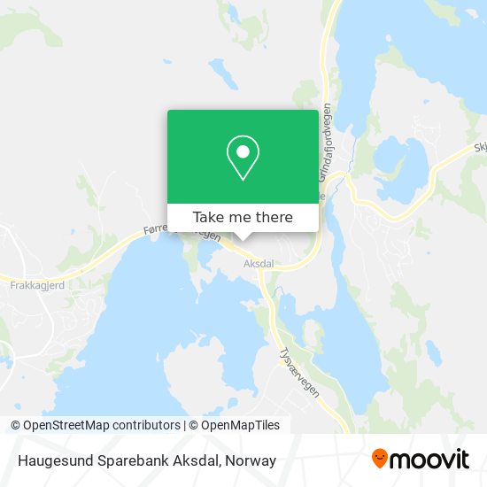 Haugesund Sparebank Aksdal map