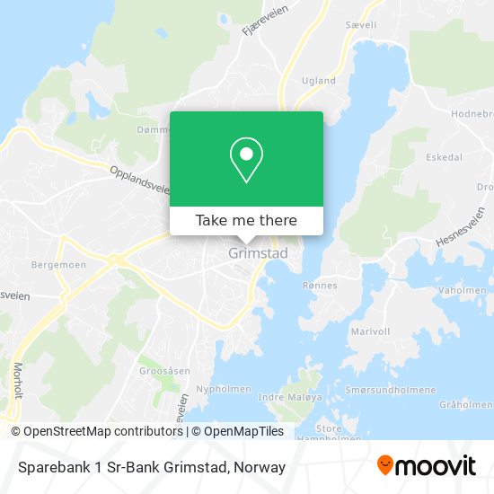 Sparebank 1 Sr-Bank Grimstad map