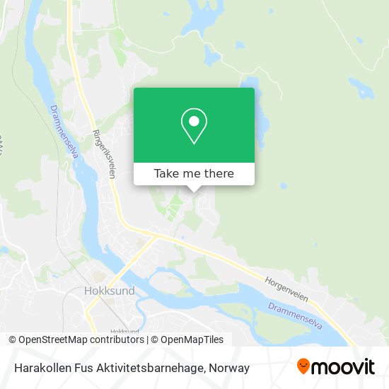 Harakollen Fus Aktivitetsbarnehage map