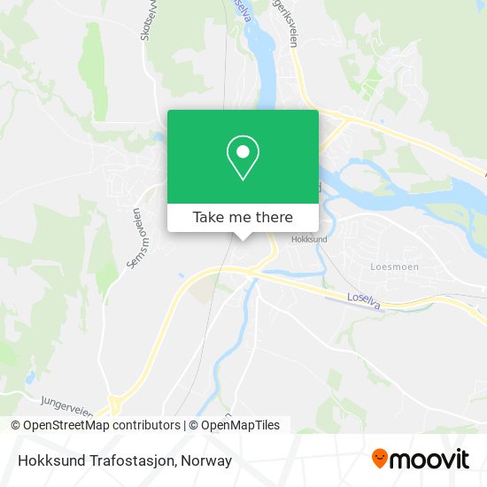 Hokksund Trafostasjon map