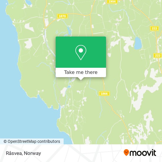 Råsvea map