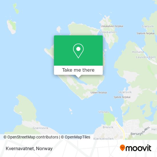 Kvernavatnet map