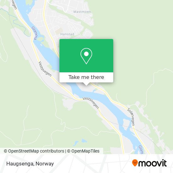 Haugsenga map