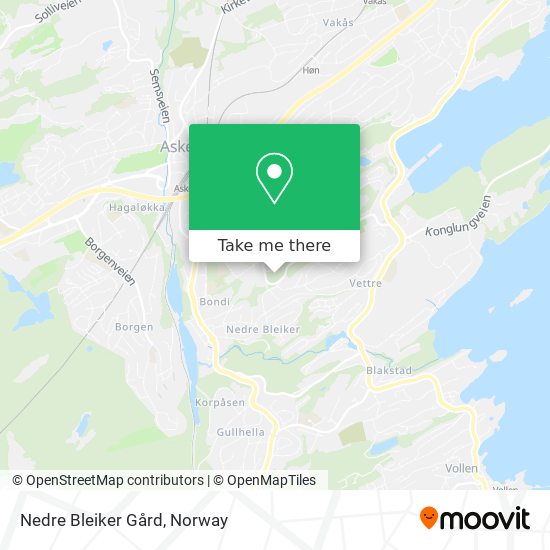 Nedre Bleiker Gård map