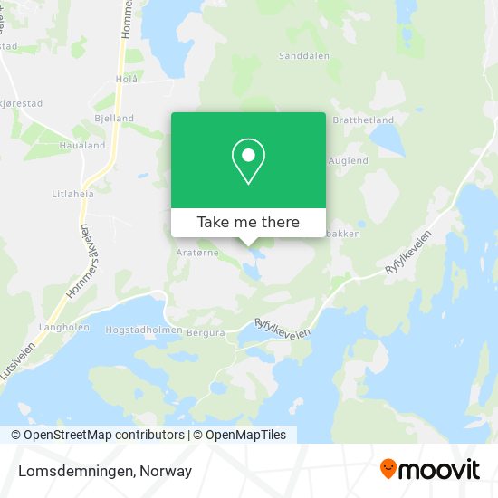 Lomsdemningen map