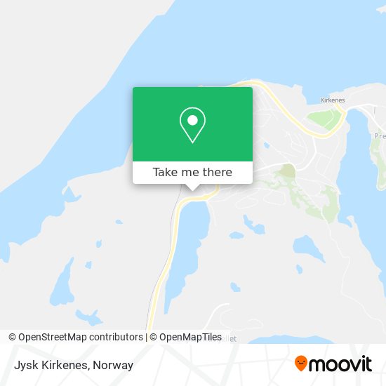 Jysk Kirkenes map