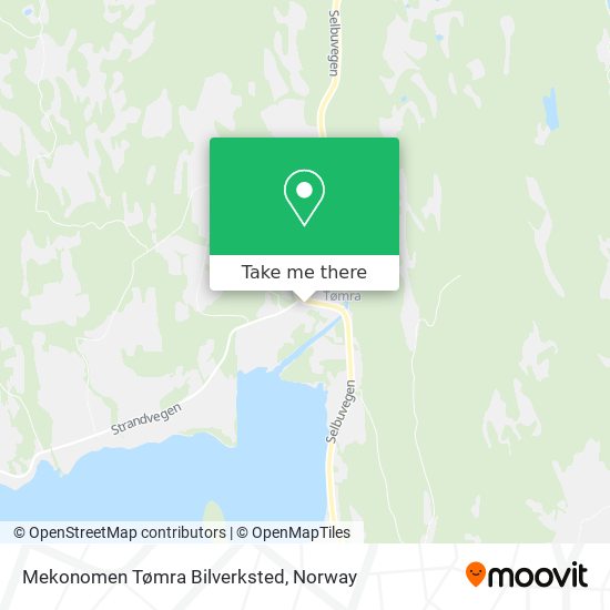 Mekonomen Tømra Bilverksted map