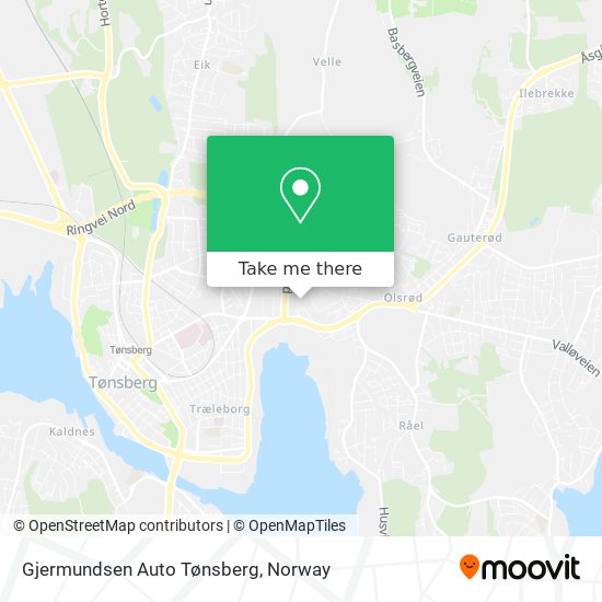 Gjermundsen Auto Tønsberg map