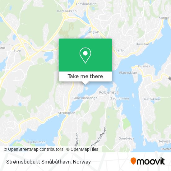 Strømsbubukt Småbåthavn map