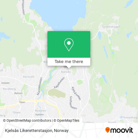 Kjelsås Likeretterstasjon map