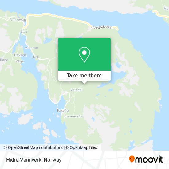 Hidra Vannverk map