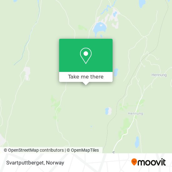 Svartputtberget map