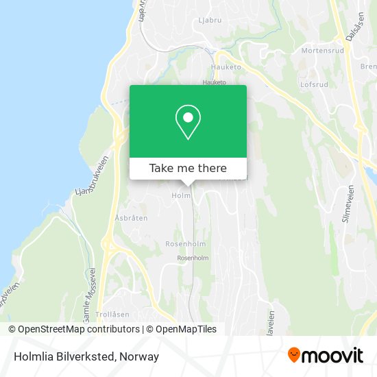 Holmlia Bilverksted map