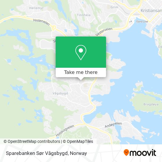 Sparebanken Sør Vågsbygd map