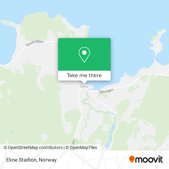 Ekne Stadion map