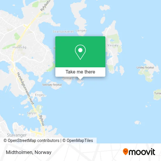 Midtholmen map
