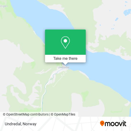 Undredal map