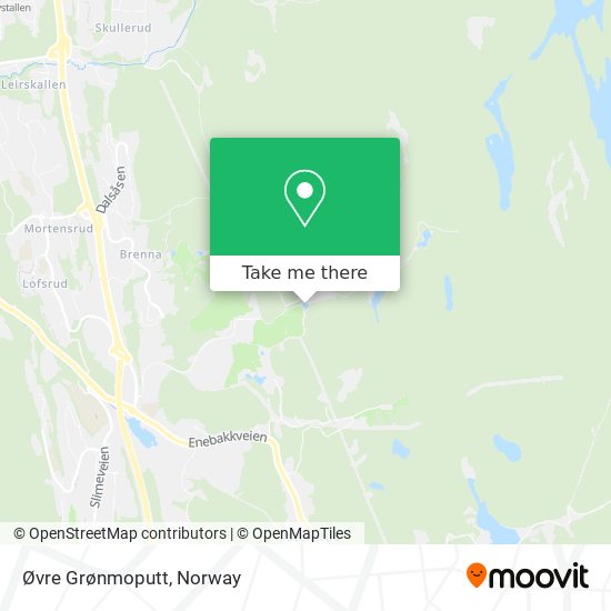 Øvre Grønmoputt map