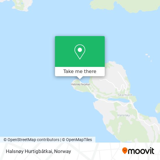 Halsnøy Hurtigbåtkai map