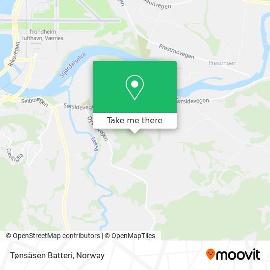 Tønsåsen Batteri map