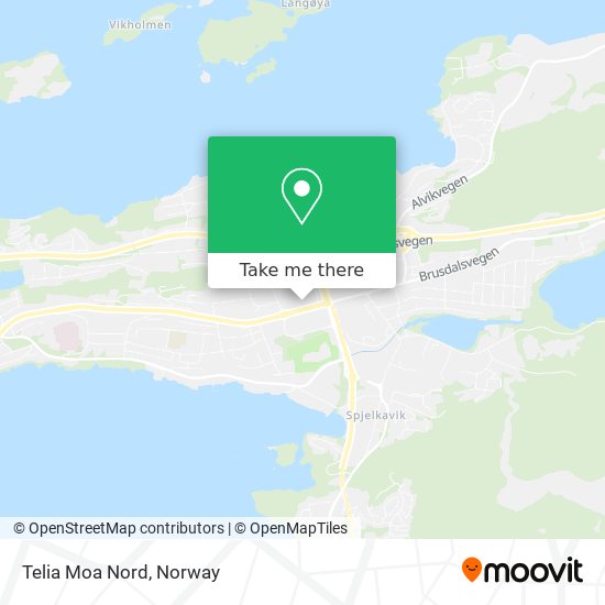 Telia Moa Nord map
