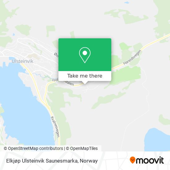 Elkjøp Ulsteinvik Saunesmarka map