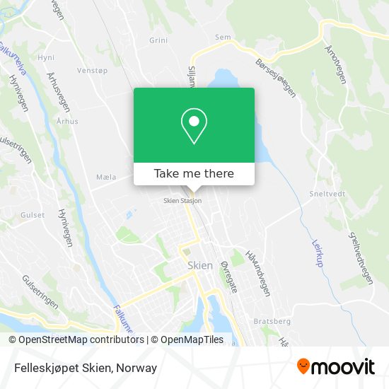 Felleskjøpet Skien map