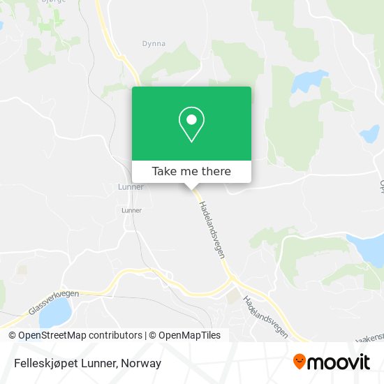 Felleskjøpet Lunner map