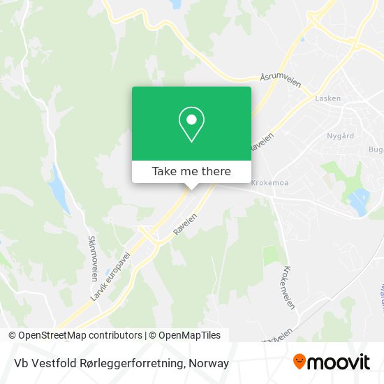 Vb Vestfold Rørleggerforretning map