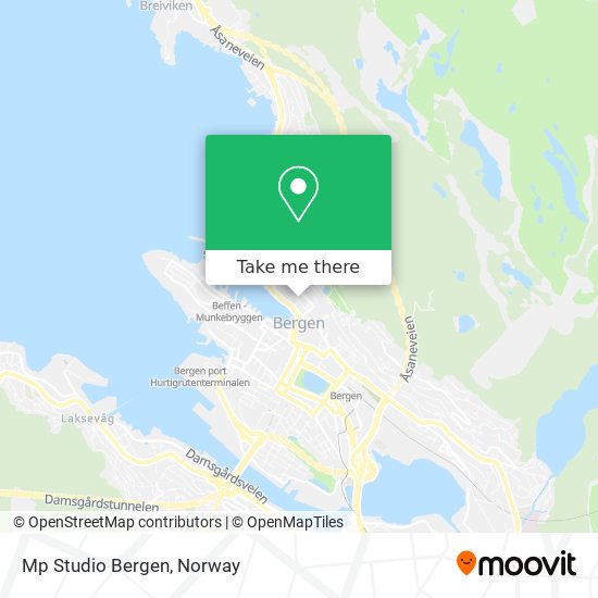 Mp Studio Bergen map