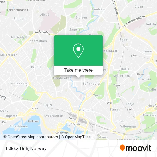 Løkka Deli map