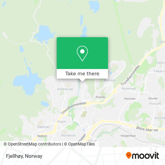 Fjellhøy map