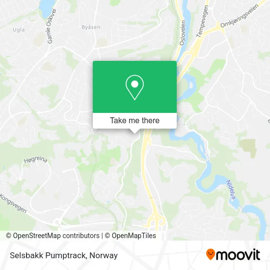 Selsbakk Pumptrack map