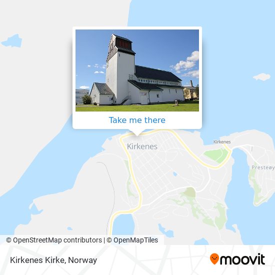 Kirkenes Kirke map