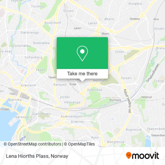 Lena Hiorths Plass map