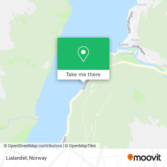 Lialandet map