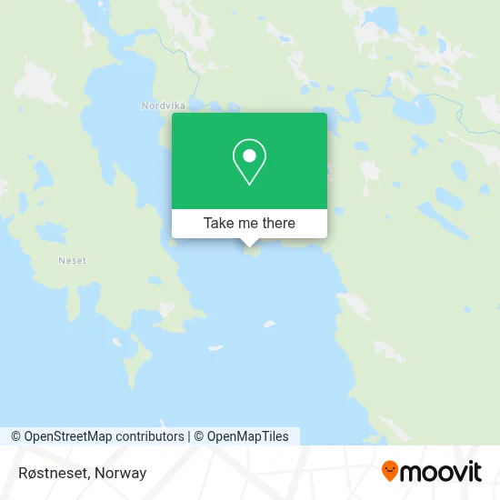 Røstneset map