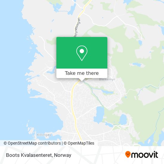 Boots Kvalasenteret map