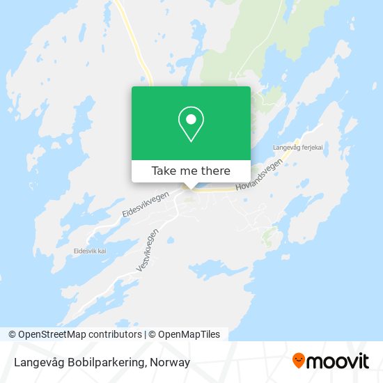 Langevåg Bobilparkering map